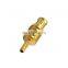 RF coaxial connector MCX jack male for RG174 RG316 gold plating