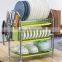 3 Layer Dish Rack With Tray Dish Drainer Rack Rak Pinggan Dengan Tray Rak Mangkuk Rak Dapur