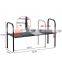 Under Sink Kitchen Rack Expandable Cabinet Shelf Organizer Rack with Removable Panels for Kitchen Bathroom Storage 2-Tier