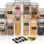 Clear Space Airtight Food Storage Containers 14 Pack BPA Free Kitchen Organization Set for Pantry Organization