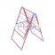 New design commercial polygonal color clothes hanger customized floor clothes rack