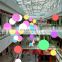 luminous balls to battery/wholesale hanging lights decorative led lamp outdoor garden plastic glowing ball