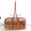 Hot Sale Decorative Rattan bottle carrier wine Holder Basket Vintage Wicker basket Wholesale Vietnam Supplier