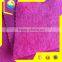Pink velvet upholstery tricot warp knitting fabric for cushion