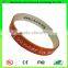 Custom Good Quality 25MM Width Embossed Logo Bracelet Silicone