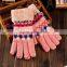 Thickening Wool Warm Gloves Winter Women's Outdoor Knitted Gloves, Full Finger Gloves