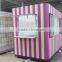 Good materials commercial bubble tea kiosk design ice cream kiosk for sale juice bar kiosk