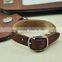 2016 new brown leather luggage tag for travel