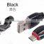 2016 Newest snake laser Nylon braided USB charging cable for iphone and micro usb cable