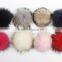 RFB002J White raccoon fur pom poms 8-15cm animal fur ball for hat or beanie ,bags accessory