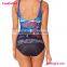New Fashion Stripes Retro Bikini Swimsuit Set