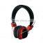 Active noise cancelling headphones with microphone spiral wire for mobile phone