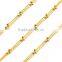 Stainless Steel Gold Plated Multilayer Chain Link Rosary Bangle Women and Men's Trendy Bracelet Best Gifts for Christians