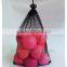 Practical nylon mesh bag with drawstring