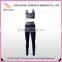 2016 China Factory Wholesale Printed Tight Top Quality Gym Sportswear Two Pieces Fur High Waist Yoga Suit