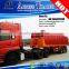high quality and low price 3 axis tipping trailer truck /Tri axles dump semi-trailer