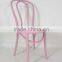 Wholesale resin plastic Thonet chair plastic cafe chair wedding chair