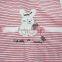 cartoon baby bodysuit red and white stripe newborn baby clothing