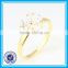 Cheap wholesale handmade zircon 18k fake gold rings for women