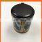 food grade tin box with plastic lid,coffee box,metal can