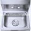 304 stainless steel wall mounted sink for outdoor