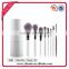 2016 hot sale 8pcs makeup brushes set with white handle