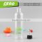 30ml green unicorn custom label pe plastic bottle for e liquid