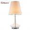 modern European Simple Metal Glass E27,E26,E14,E12 Reading light table lamp with dimmable switch