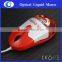 custom aqua optical wired mouse electrical gift items