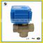 T flow 3 way Electric valve 12V/DC for Leak detection&water shut off system,Water saving system, automatic control valve