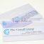 Cheap Custom Logo Clear Plastic Business Cards/PVC Card Design