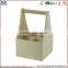 Wholesale Unfinished gift and storage use Wooden Crates wood packaging wine boxes for sale