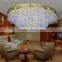 Luxury Suspended Hotel led Crystal Ceiling Light