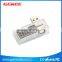 Translucent USB Current Tester Detector voltmeter ammeter 3.5V-7V 0A-3A