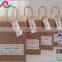 recycled kraft paper wedding bag with logo printed,kraft paper gift bag for brithday