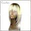 2015 Fashional Ombre Silky Straight Virgin European Hair Wig