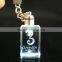 Custom all type of crystal 3d keychains