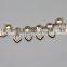 metal connector for garment &metalic rhinestone necklace