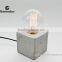 New Design Cement Lamp, Night Light Concrete Table Light, Bedroom Cement Desk Lamp