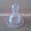 Food grade silicone nipple standard neck and wide neck teat high transparency baby Liquid Silicon nipple baby teat