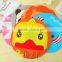 Cute Waterproof Double Layer Children Shower Cap /Lovely Spa Bathing Dust Cap/Kids Cartoon Shower Hat