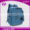 New Baigou Factory Bags Cotton Canvas Backpack Student foldable backpack