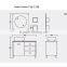 Africa style bathroom cabinet vanity, floorstanding bathroom furniture
