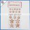 star shaped adhesive cork sticker for decoration