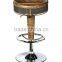 abs pvc leather bar chair