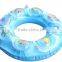 High quality inflatable donut pool float swimming ring yellow