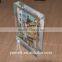 Elegant China gold supplier double sided glass picture frame high quality