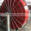 Large diameter and high pressure Agriculture water lay flat hose reel 12inch