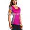 Custom Pattern Sublimated Polyester Tee Women Mesh Tank Top