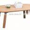 Europe 100% bamboo oval modern coffee table